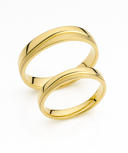 Alianças de Casamento Viena - F430