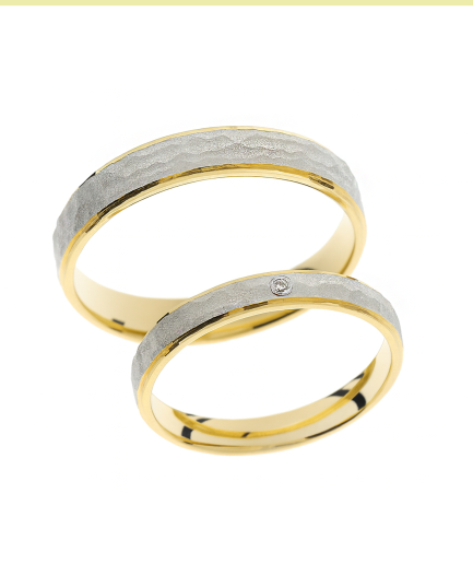 Alianças de Casamento Budapeste WY - F603